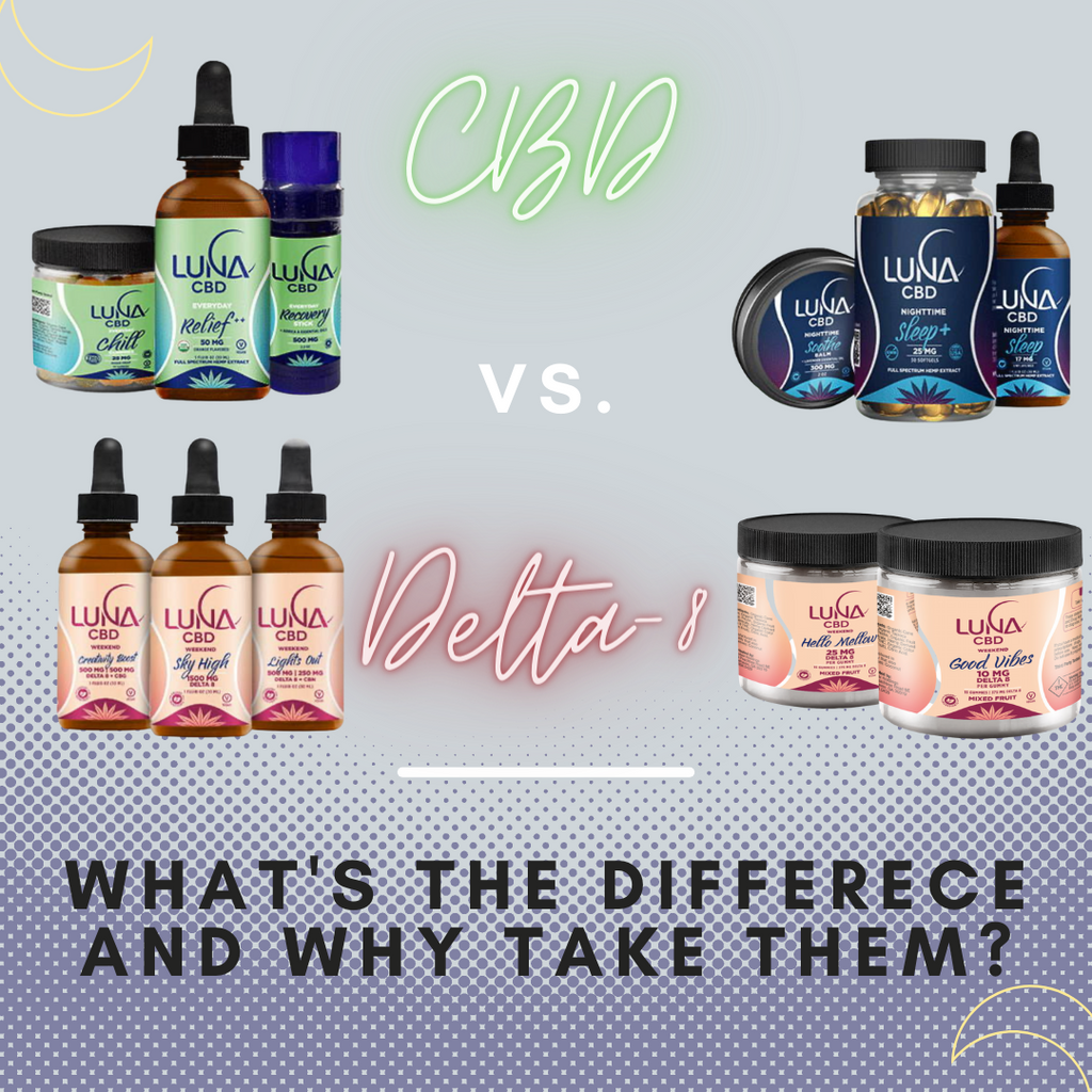 CBD vs. D8: What’s the Difference and Why Take Them?